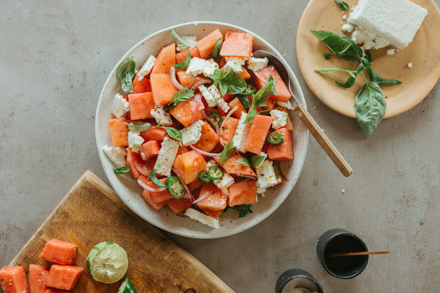 A Spicy Watermelon Feta Salad to Beat the Heat