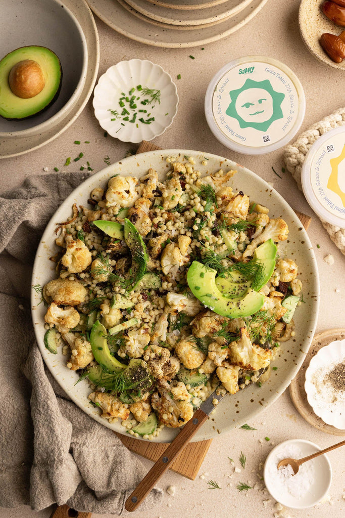 Tahini Cauliflower Couscous Salad 