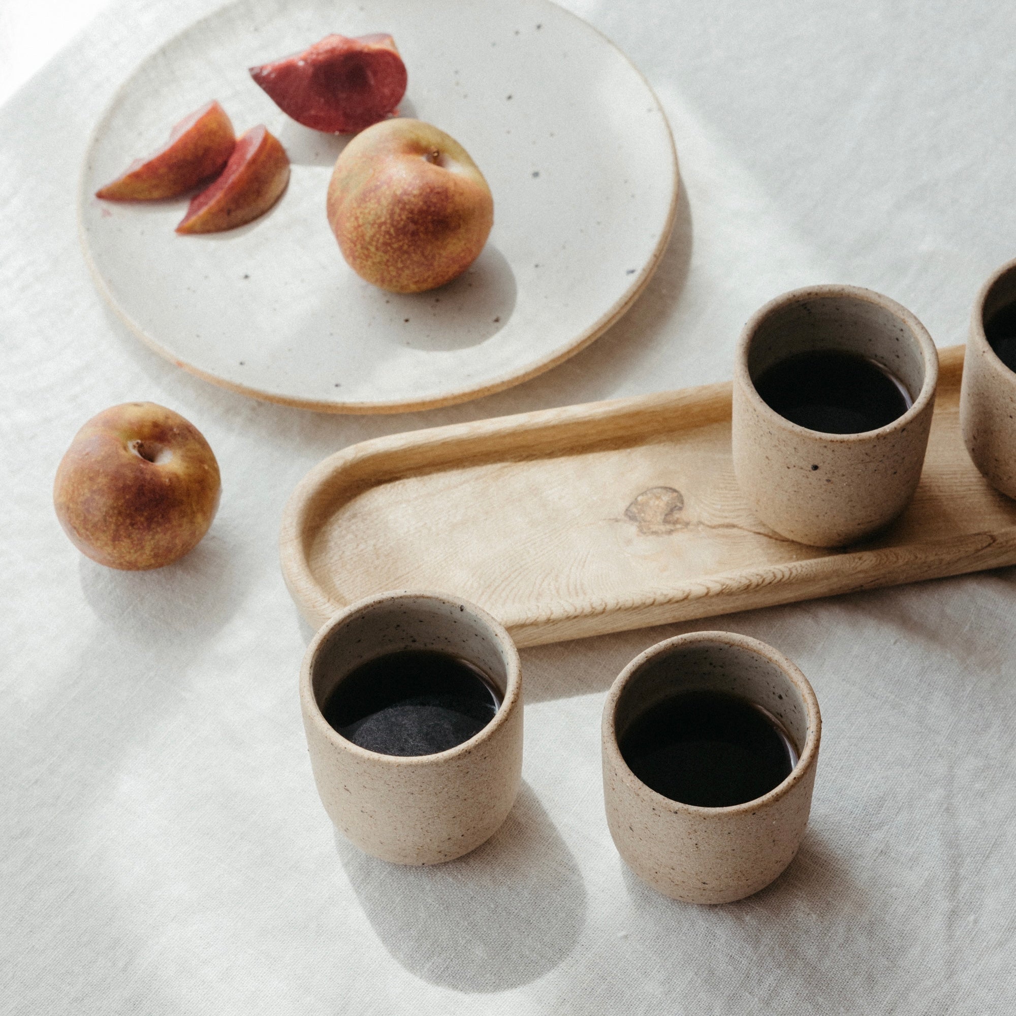 Tolatr Ceramic Kiln-Change Espresso Cups Small Espresso Coffee Cup Spirits  Cups Tasting Cups Ceramic Mate Cup Set of 4 (3Oz)