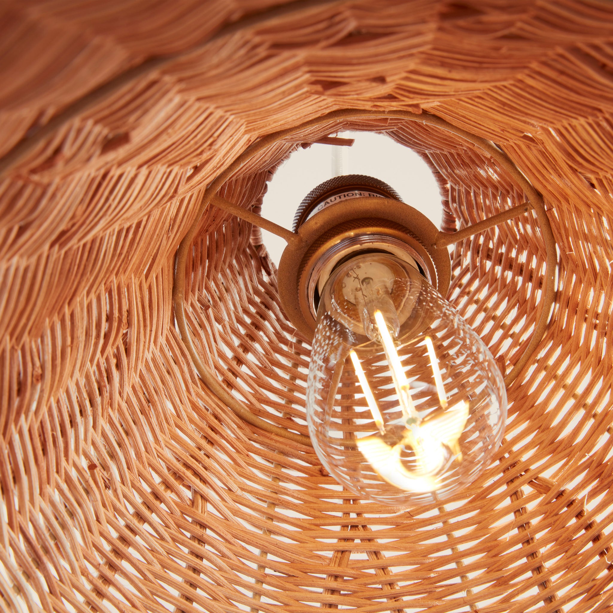 Kasbah Rattan Tall Pendant | Casa Zuma