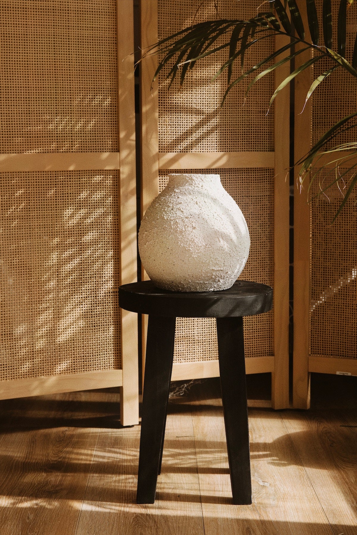 Topanga Vase | Wide-Mouth Stoneware Vase – Casa Zuma