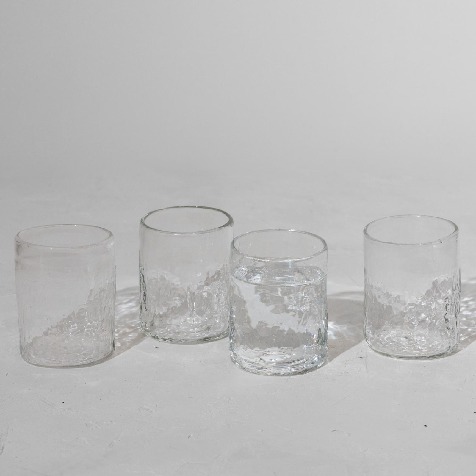 100 authentic recycled glass tumblers Recycled Glass Tumbler, 8 oz., Set of 4
