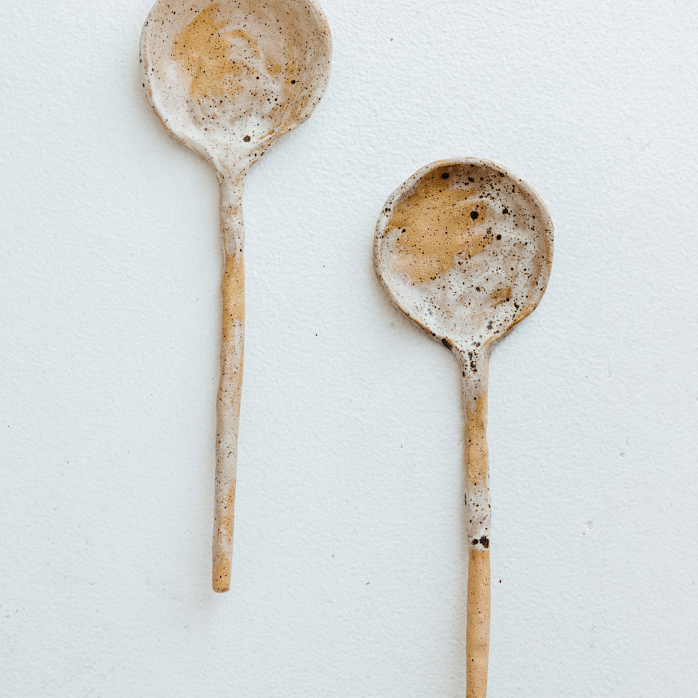ceramic serving spoons 
