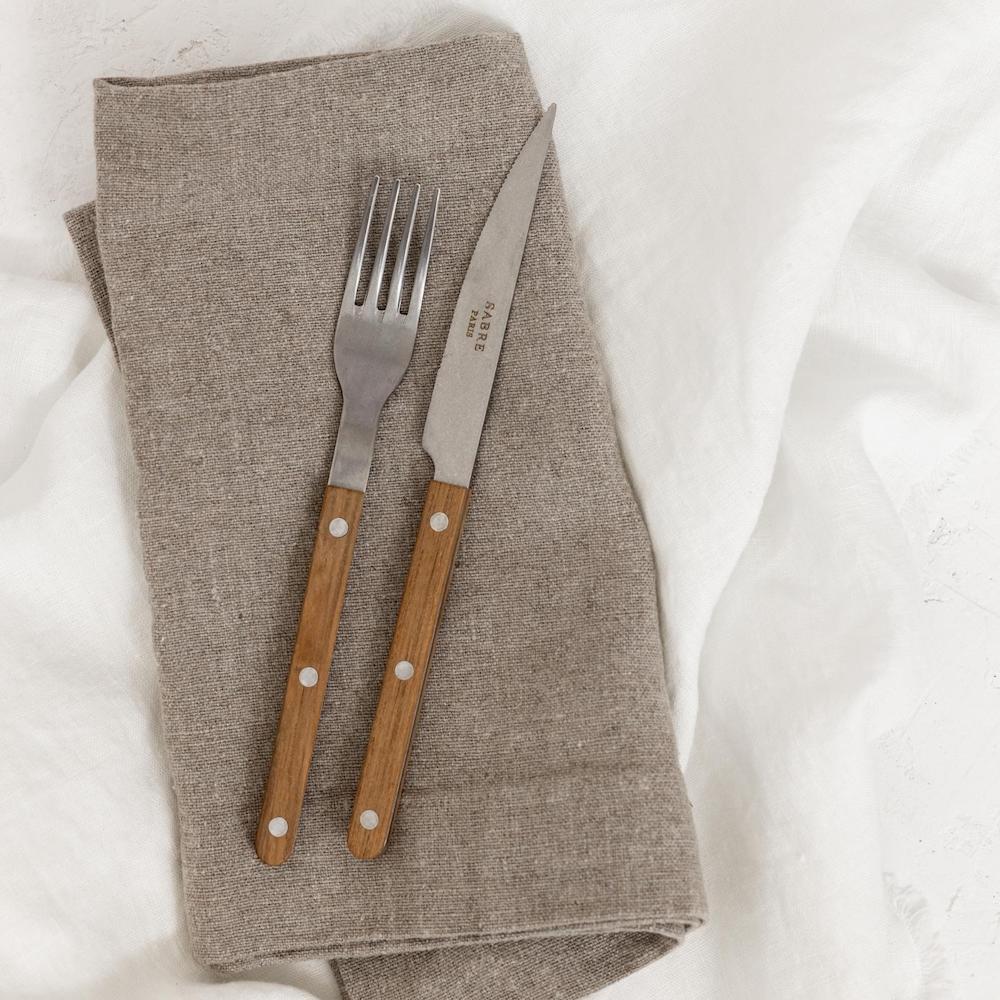Sabre Flatware 4-Piece Cutlery Set, Matte Finish – Casa Zuma